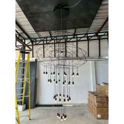 43Heads Iron&Acrylic Chandelier