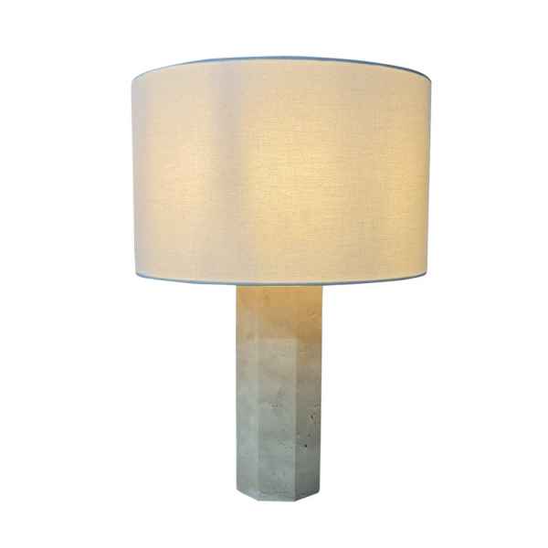 Travertine Table Lamp