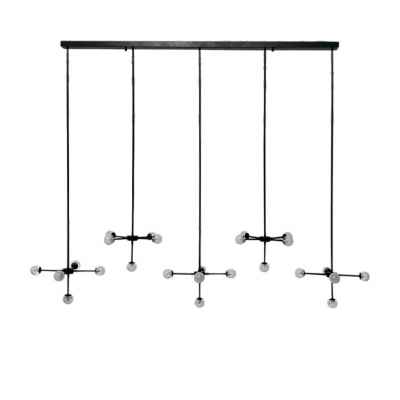 25Heads Iron&Glass Chandelier