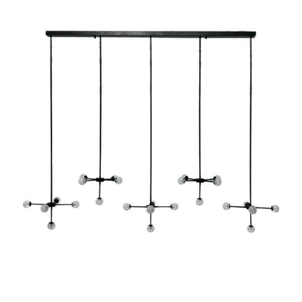 25Heads Iron&Glass Chandelier