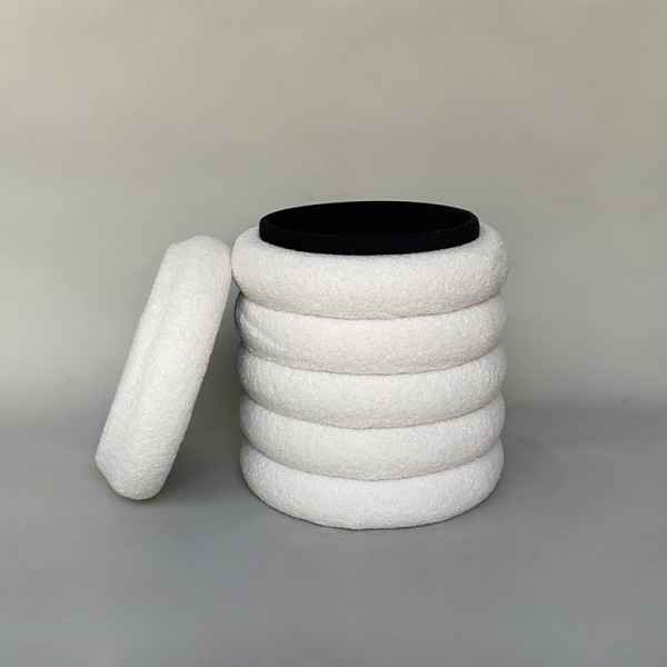 Teddy Velvet Stool
