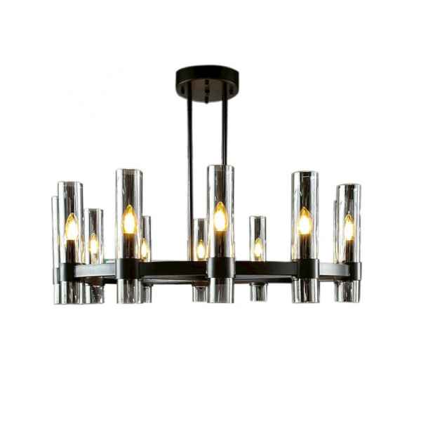 12Heads Glass Chandelier