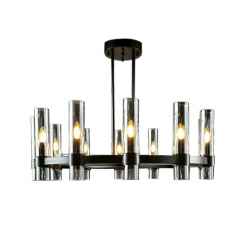 12Heads Glass Chandelier
