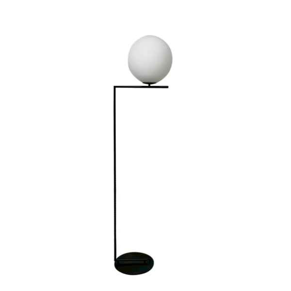 Iron & Glass Ball Floor Lamp
