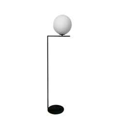 Iron & Glass Ball Floor Lamp