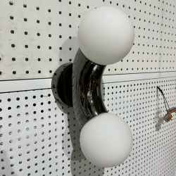S.Steel & Glass Wall Lamp