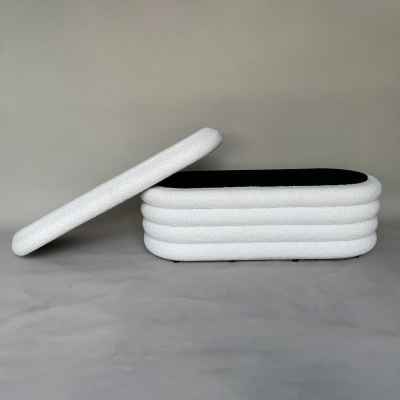 Teddy Velvet Stool