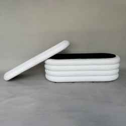 Teddy Velvet Stool