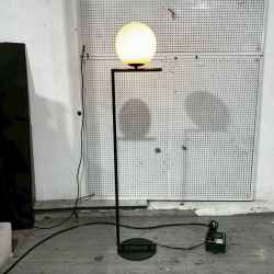 Glass Ball Floor Lamp