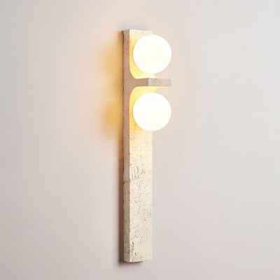 Travertine Wall Lamp