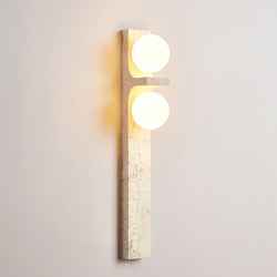 Travertine Wall Lamp