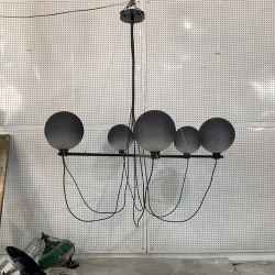 Glass Ball Chandelier