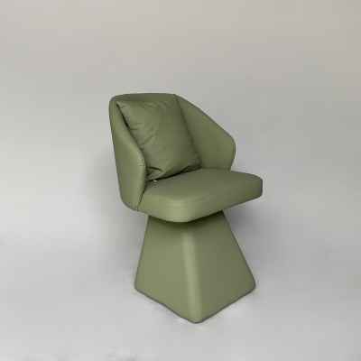 PU Leather Swivel Dining Chair