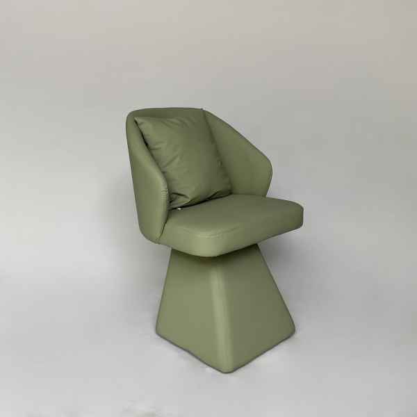 PU Leather Swivel Dining Chair
