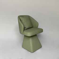 PU Leather Swivel Dining Chair