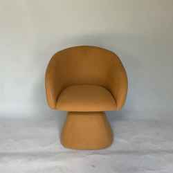 Tweed Swivel Dining Chair
