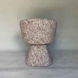 Tweed Swivel Dining Chair