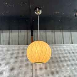 Iron&Silk Fabric Pendant Lamp
