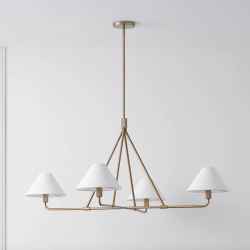 SIZE A: 4 HEADS 110x48H cm. GOLD