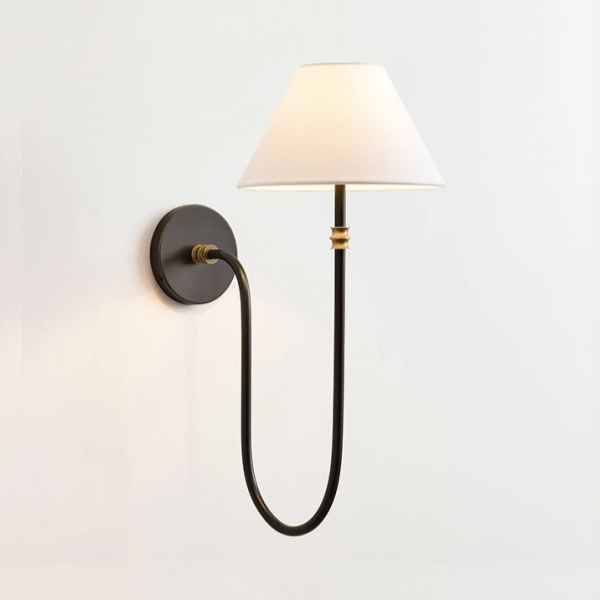 Iron&Fabric Wall Lamp