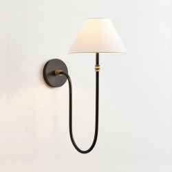 Iron&Fabric Wall Lamp
