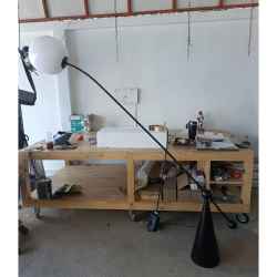 Metal&PP Ball Floor Lamp