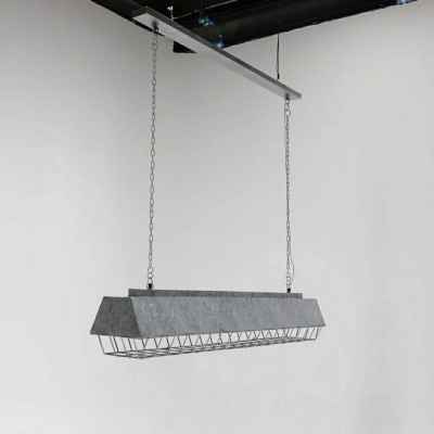 Industrial Fluo Hang Lamp-Galvanized