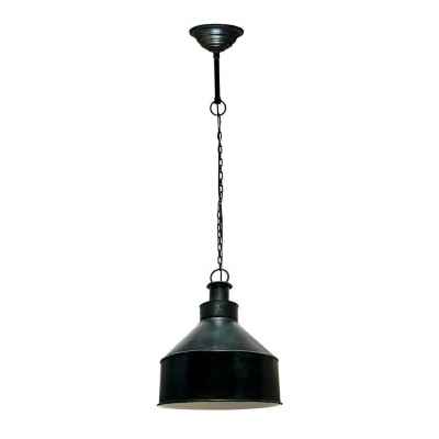 Iron Pendant Lamp Worn out black  black  matt