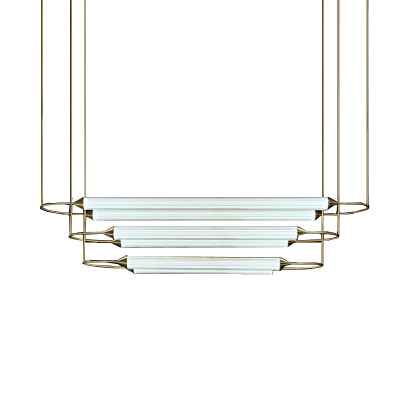 Glass&Iron LED Chandelier
